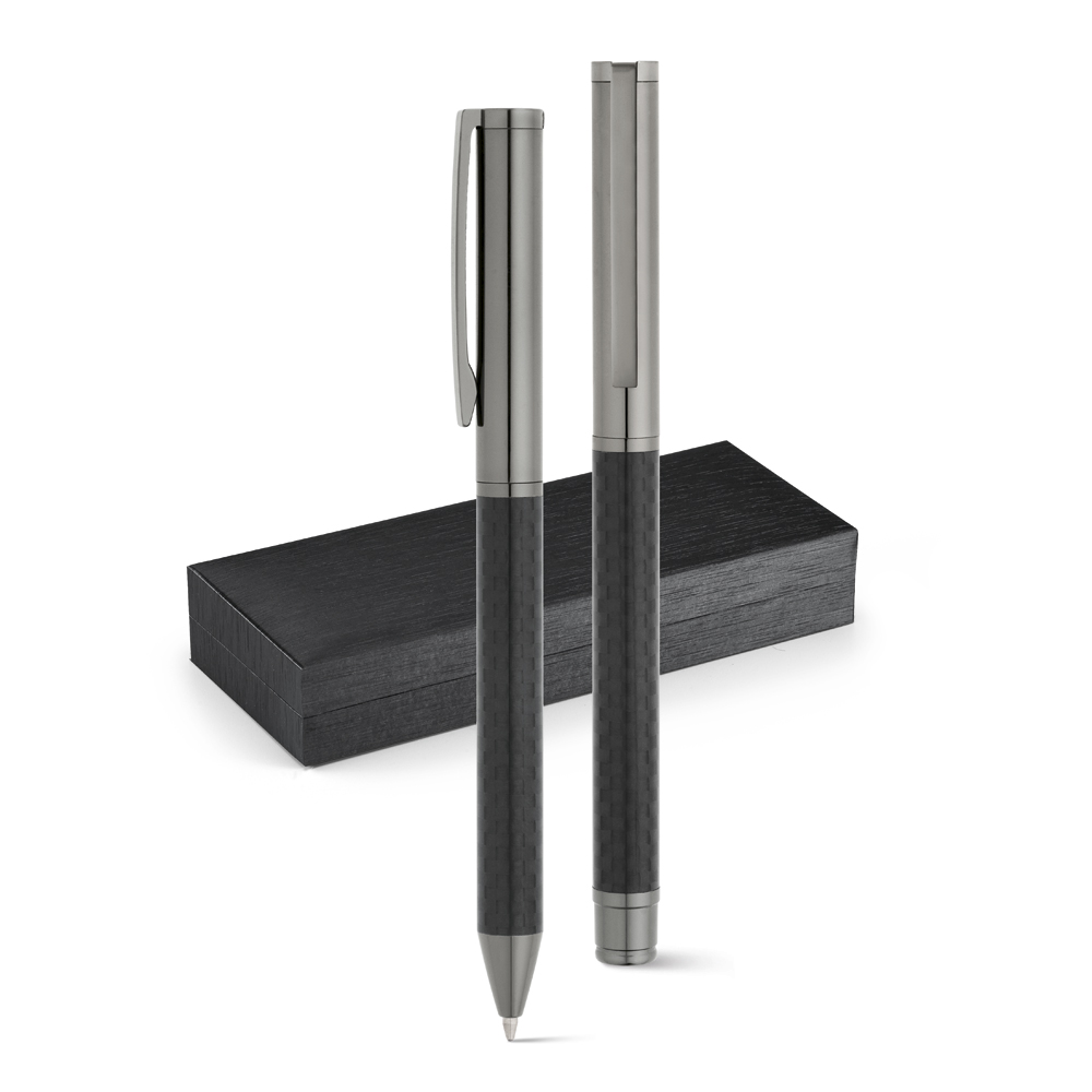 Set de roller y bolígrafo.