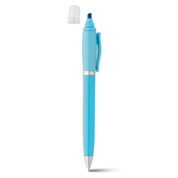 Bolígrafo y fluorescente