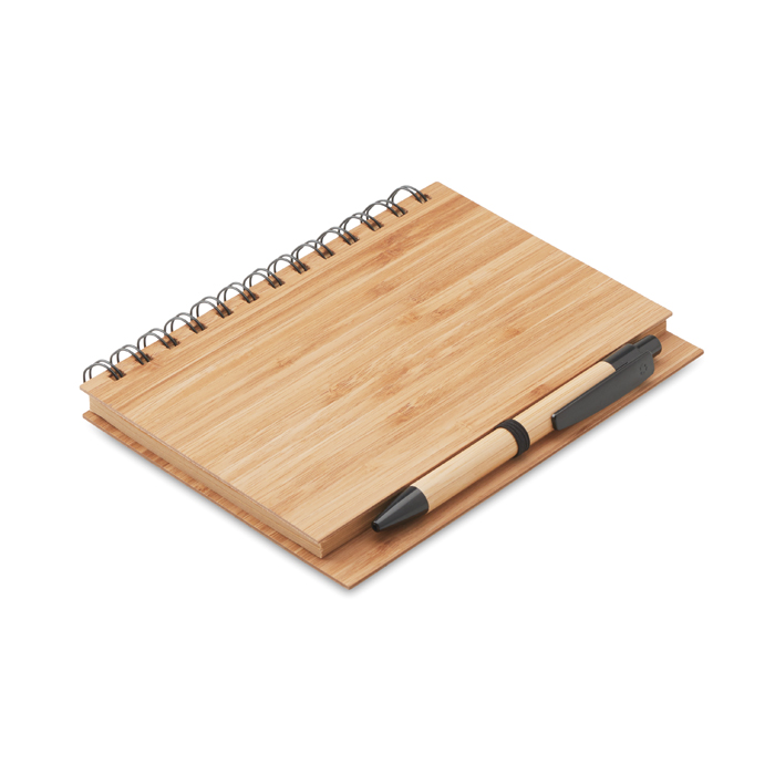 MO9435-Cuaderno de notas de bambú